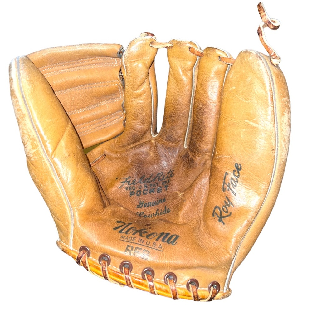 Vintage Roy Face Nokona Baseball Glove